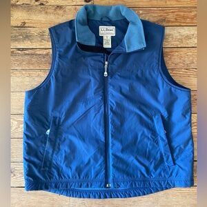 L.L. Bean Men's Navy Blue Vest
